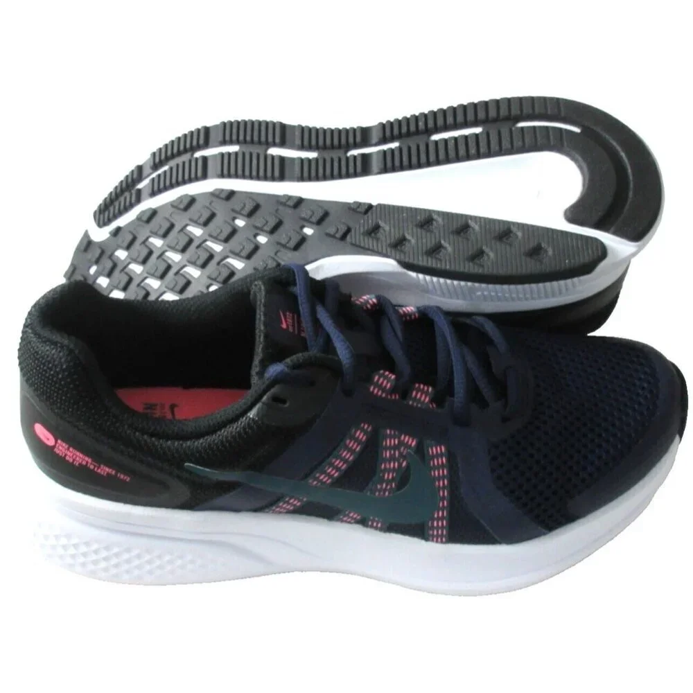 Nike Women's Run Swift 2 Blackened Blue Dark Teal Green Running Shoes Sizes NIB - Picture 2 of 5